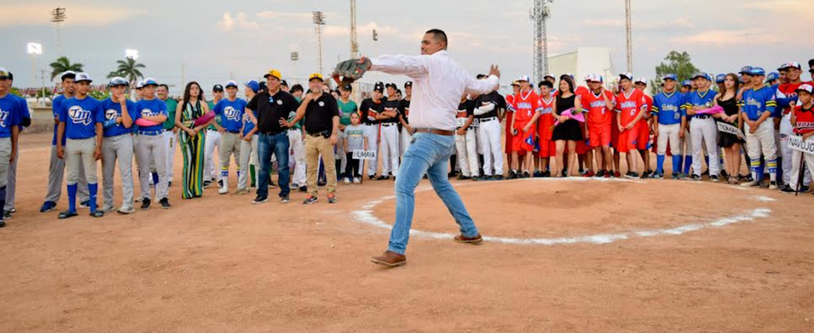 Inaugura Gobierno Municipal Campeonato Nacional de Ligas de Béisbol “Categoría 15-16 Ligera”