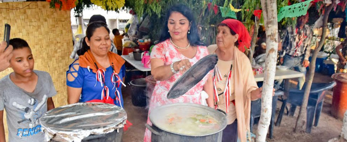 Asiste Alcaldesa a Fiestas Tradicionales en Honor a San Cayetano, en Bacabachi