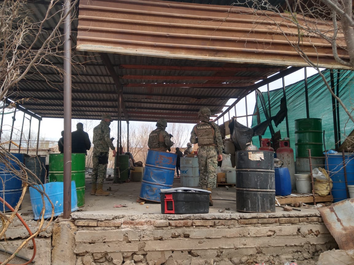 LOGRA POLICÍA MUNICIPAL EN COORDINACIÓN CON LOS TRES NIVELES DE GOBIERNO DESMANTELAR LABORATORIO CLANDESTINO