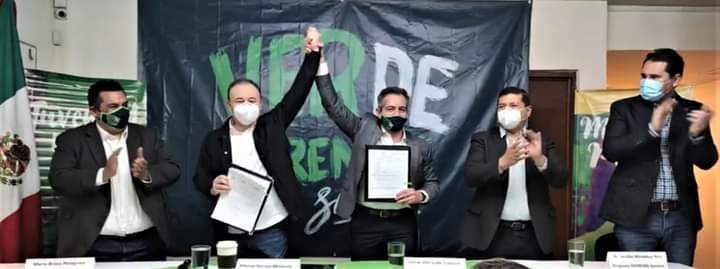 El Verde Ecologista registra como su candidato a Alfonso Durazo.