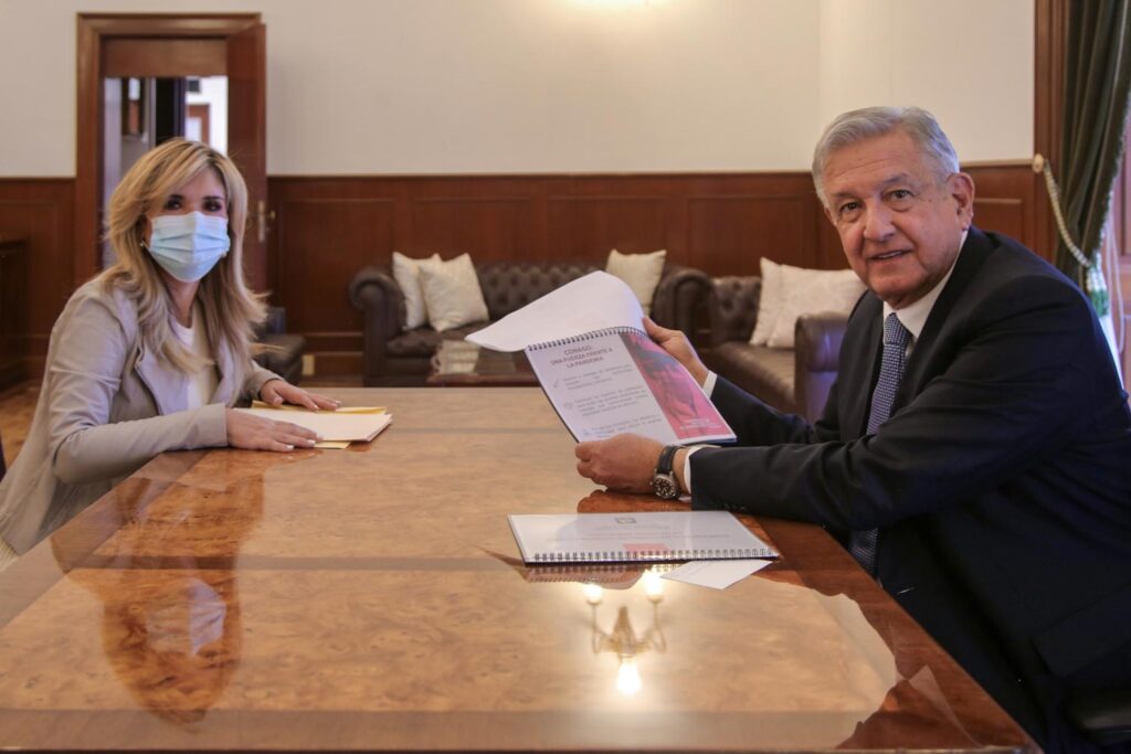 PRESIDENTE ACUERDA TRABAJO COORDINADO CON GOBERNADORA DE SONORA