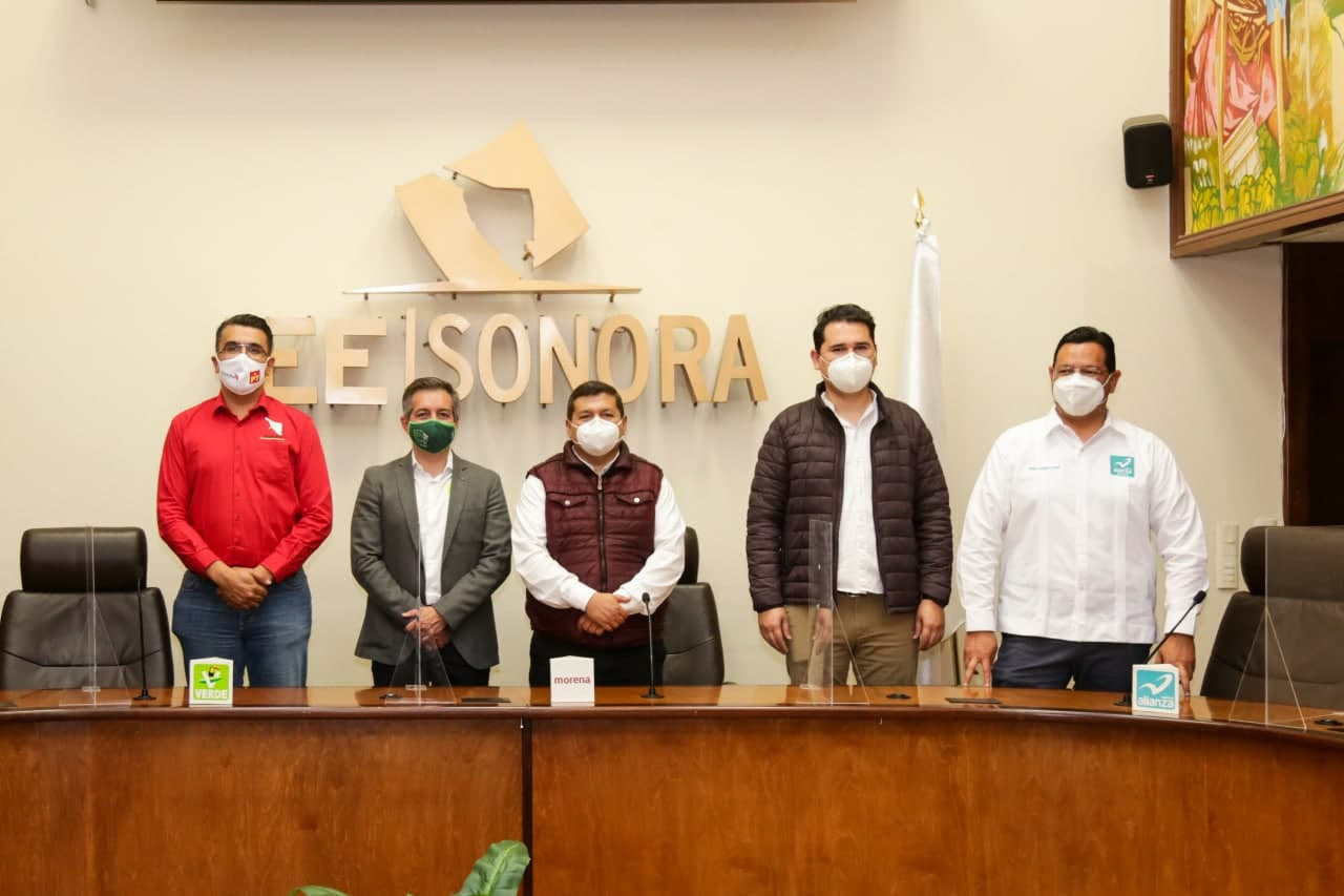 Morena, Partido del Trabajo, Verde Ecologista y Nueva Alianza Sonora impulsarán candidatura común de Alfonso Durazo