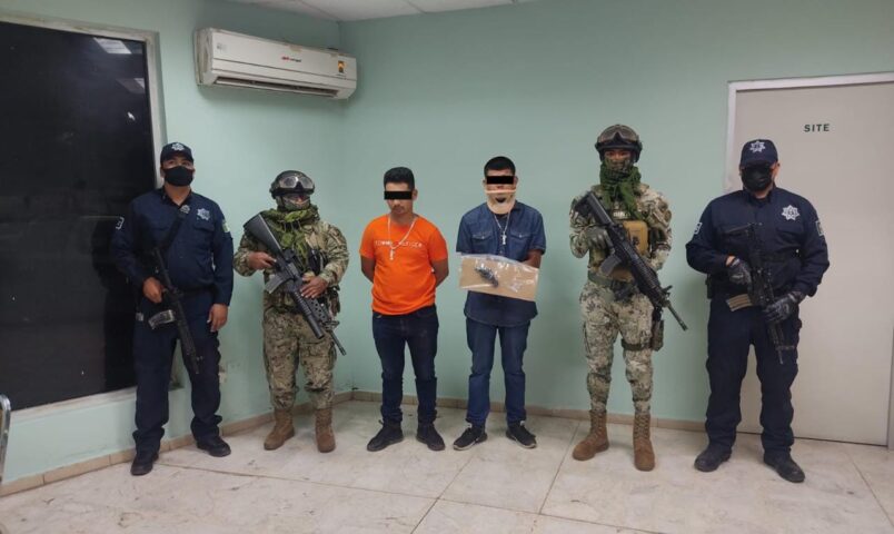 DETIENE LA POLICÍA MUNICIPAL A INDIVIDUOS POR PRESUNTA PORTACIÓN DE ARMA DE FUEGO