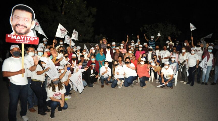 Votar por Mario “Mayito” Martínez, será Sinónimo de Contar con Presidente Municipal en Casa.