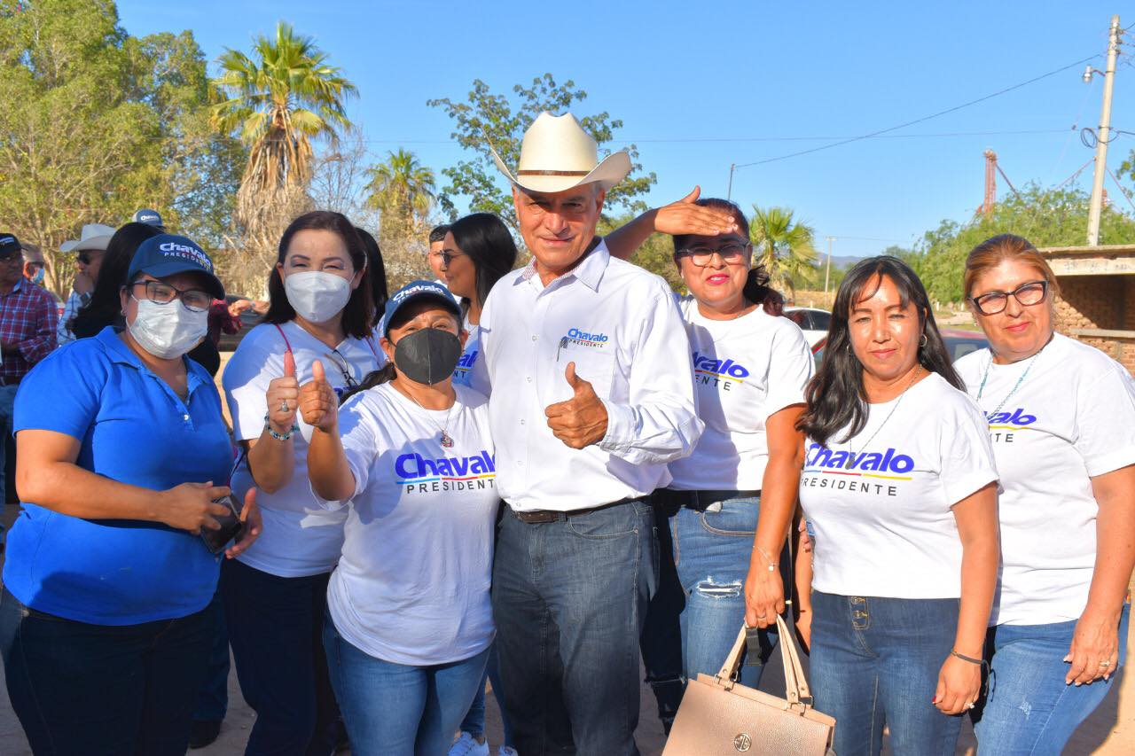 Los Ejidos del Sur Queremos que gane el Chavalo, porque es único que nos ha cumplido y nos ha dado resultados.