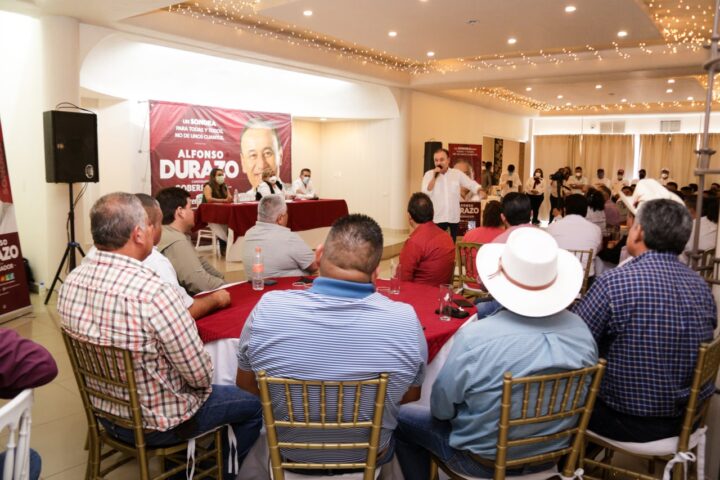 Llama Alfonso Durazo a votar por los candidatos que representan la 4T en todo el estado