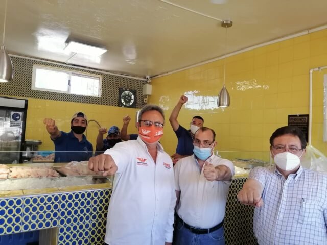AVALAN EN EL MERCADITO UNIÓN AL CANDIDATO ABEL MURRIETA PARA PRESIDENTE MUNICIPAL DE CAJEME