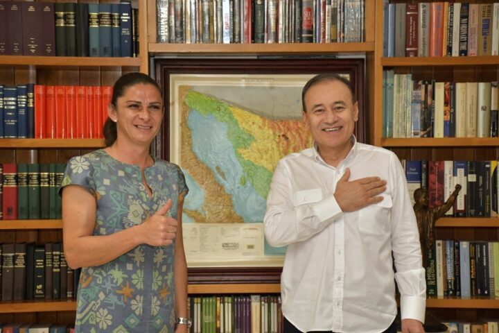 Alfonso Durazo y Ana Gabriela Guevara anuncian que Sonora será la sede del Campeonato Mundial de Béisbol Sub-23.