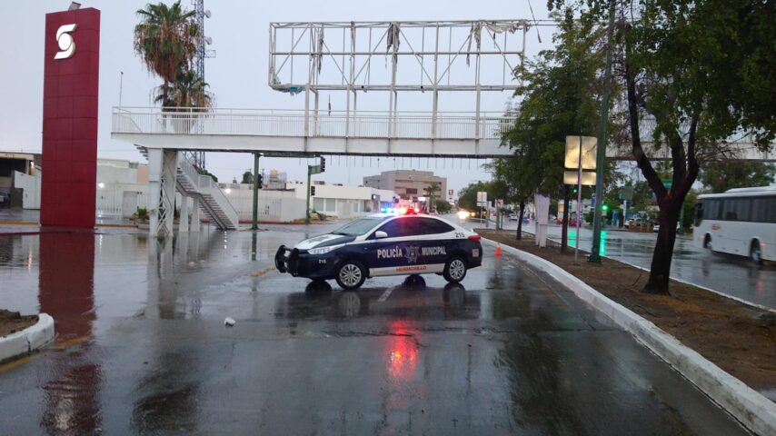 Llaman a extremar precauciones durante lluvias y fuertes vientos en Hermosillo; atiende Comité Operativo de Emergencias reportes por afectaciones