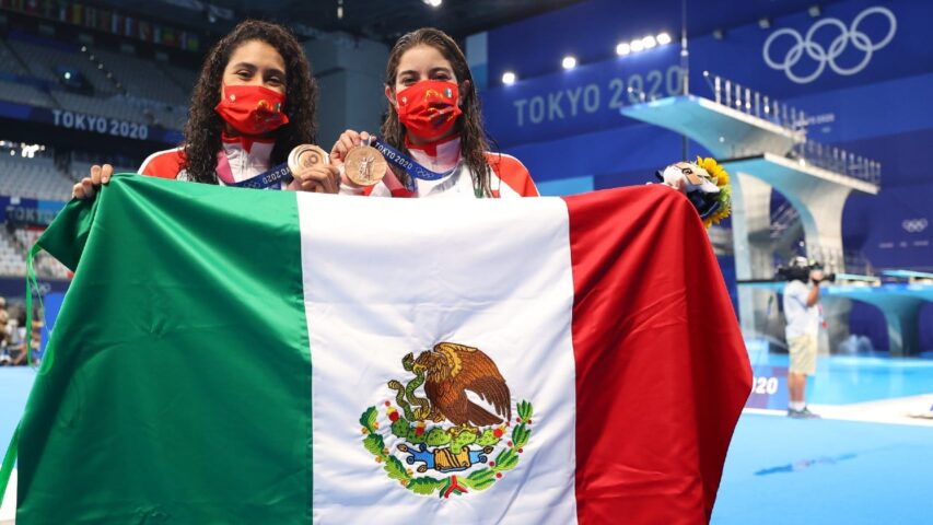 México tiene segunda medalla en Tokio,  gana bronce en clavados sincronizados femenil