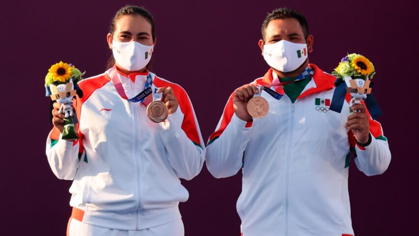 México gana la medalla de bronce en Tiro con Arco Mixto, primera en Tokyo 2020