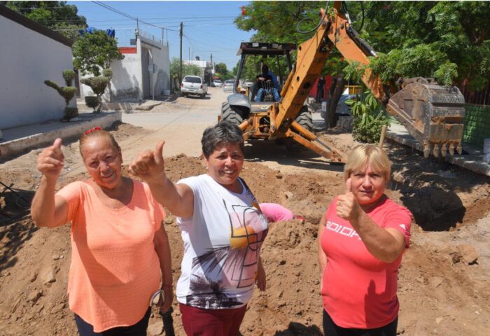 Realiza CIDUE obras de pavimentación en colonias Solidaridad y 5 de Mayo