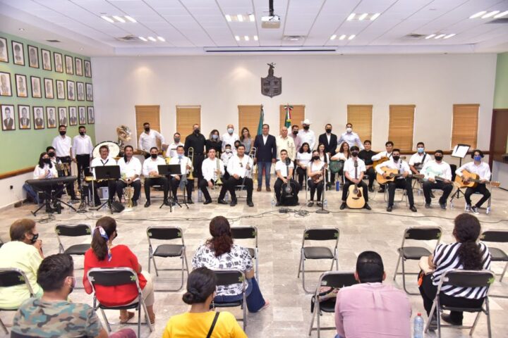 EXITOSA PRESENTACIÓN DE LA ORQUESTA INFANTIL Y JUVENIL CAJEME EN SALA DE CABILDO
