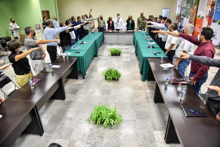 TOMA ALCALDE PROTESTA AL CONSEJO MUNICIPAL DE PROTECCIÓN CIVIL EN CAJEME