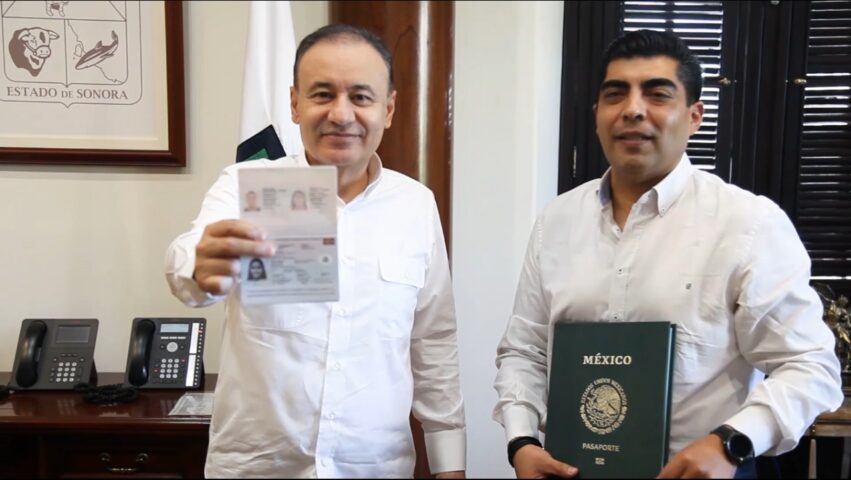 Contará Sonora con nueva oficina para emisión de pasaportes: gobernador Alfonso Durazo.