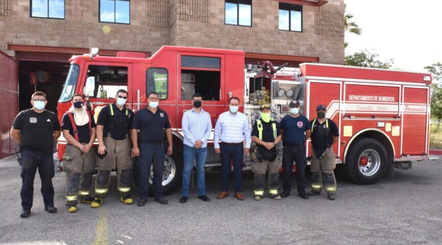 Visita Toño Astiazarán Estación Norte de Bomberos