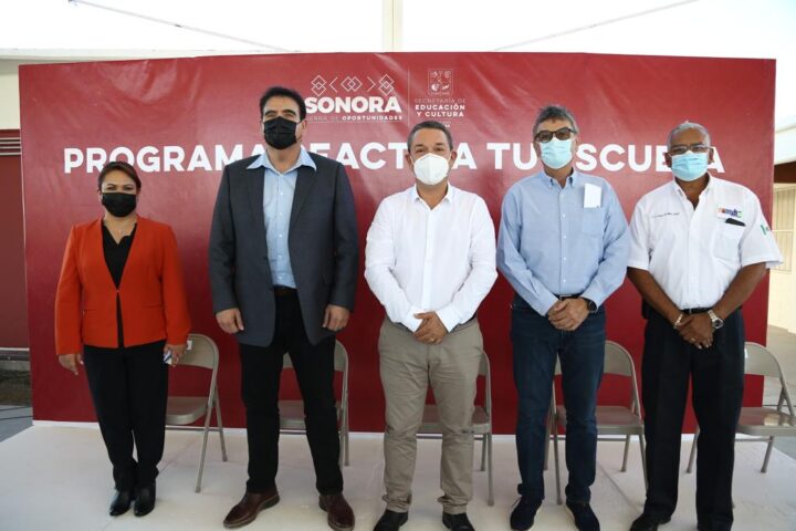 Presenta secretario Aarón Grageda programa «Reactiva tu Escuela» a empresarios de Caborca