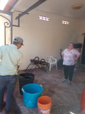 REDOBLA ESFUERZOS OOMAPASC PARA REACTIVAR SUMINISTRO DE AGUA POTABLE EN SECTOR PONIENTE
