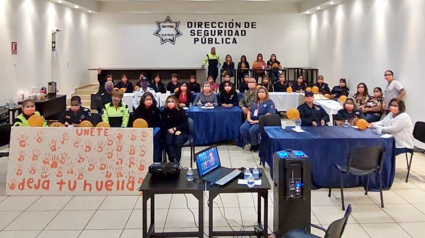 Participan mujeres de Seguridad Pública en taller “Asegúrate de estar ahí”