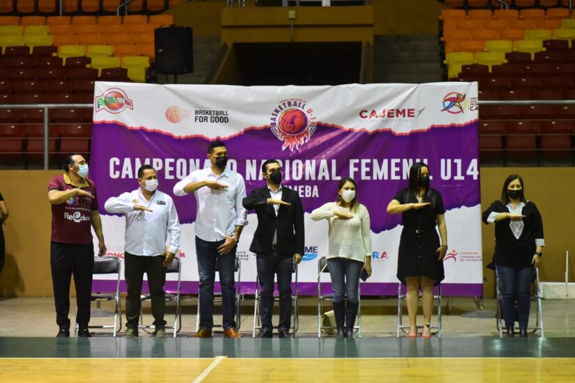 SE INAUGURA EN CAJEME NACIONAL DE BÁSQUETBOL FEMENIL U-14