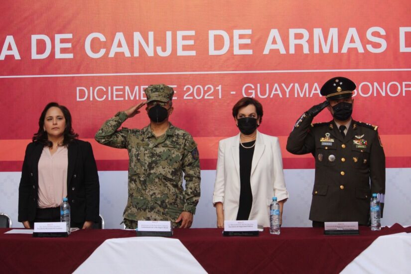 Arranca en Guaymas Campaña de Canje de Armas de Fuego 2021