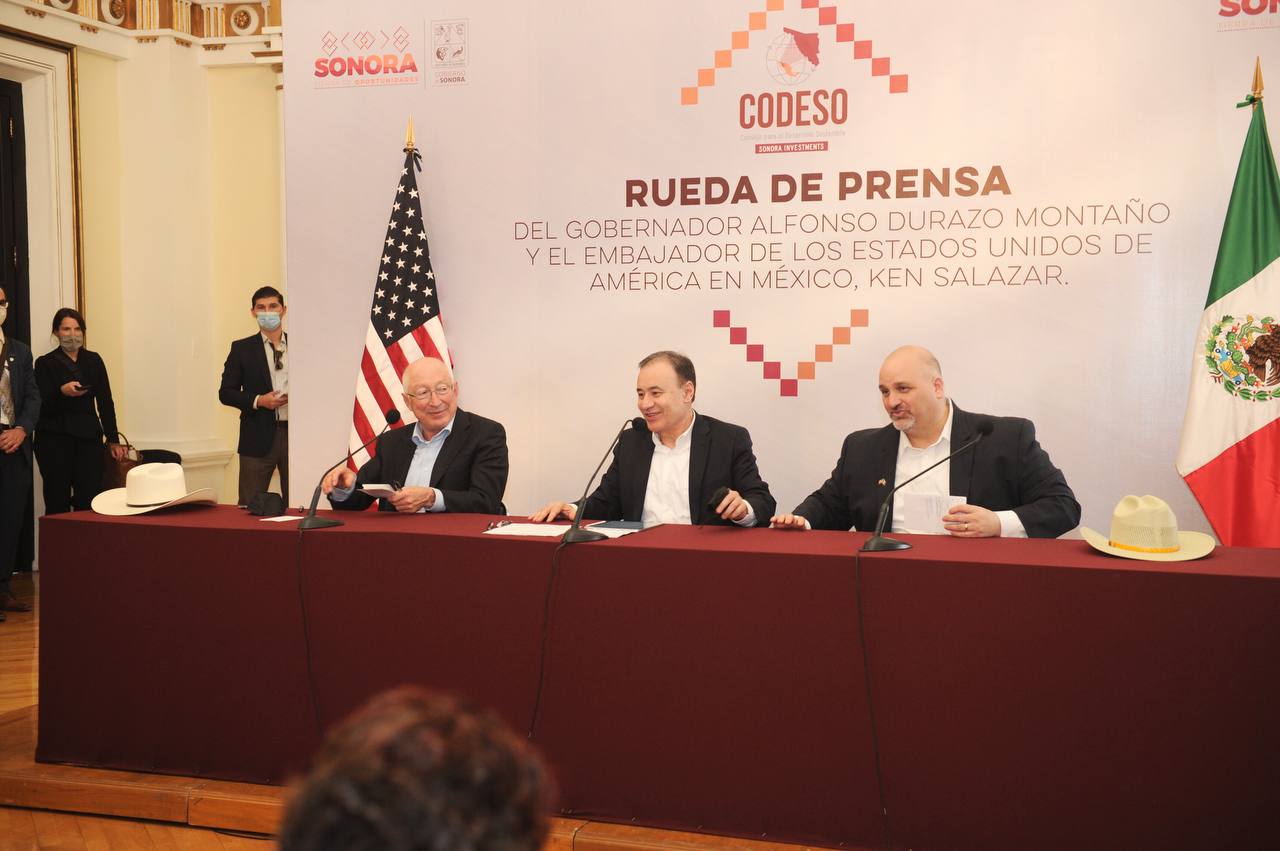 Seguridad, atracción de inversión y turismo, temas prioritarios entre Sonora y EU: gobernador Alfonso Durazo