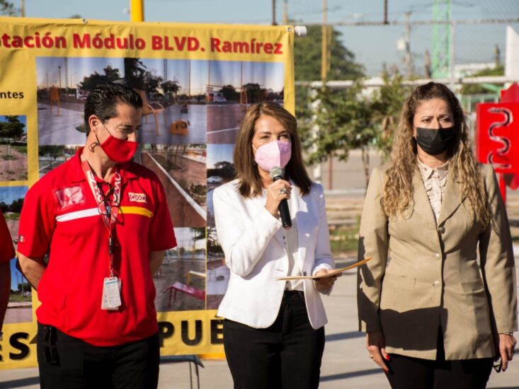 ENTREGAN DIF CAJEME Y OXXO PARQUE INCLUYENTE PARA LAS Y LOS ADULTOS MAYORES