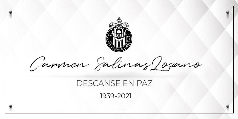 Carmen Salinas, eterna apasionada del futbol y las Chivas del Guadalajara