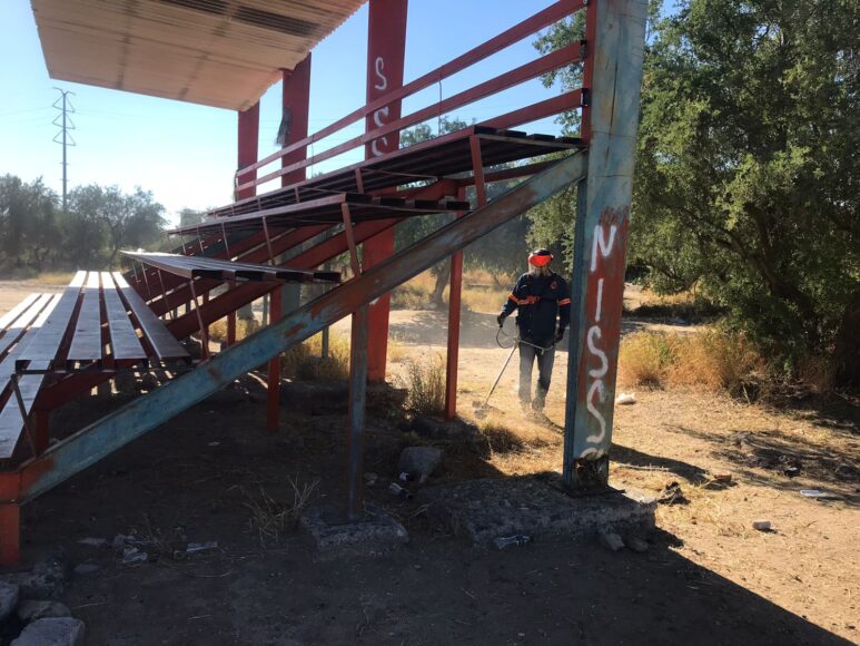 Responde IDJH a peticiones de mejora de espacios deportivos del municipio