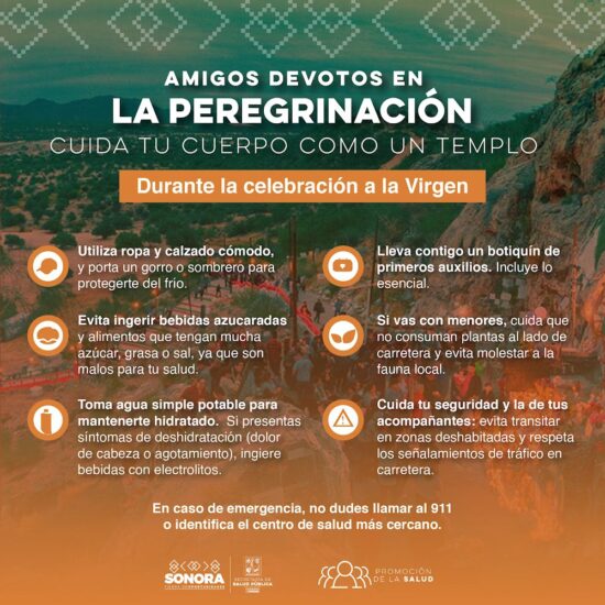 En la celebración del Día de la Virgen, si te cuidas, cuidas a los tuyos