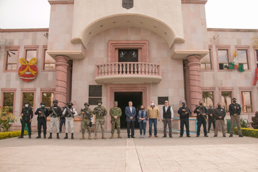 REFUERZAN VIGILANCIA EN CAJEME CON OPERATIVO MIXTO