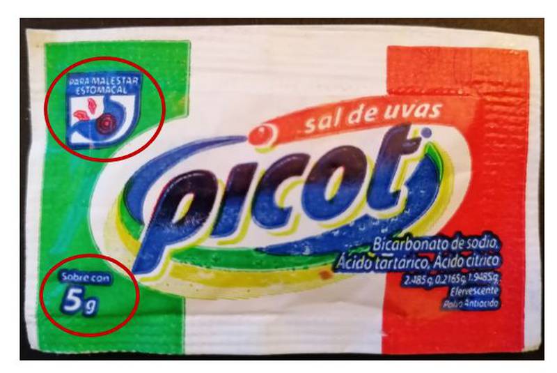 Cofepris alerta de la falsificación de tres lotes del sal de uvas picot