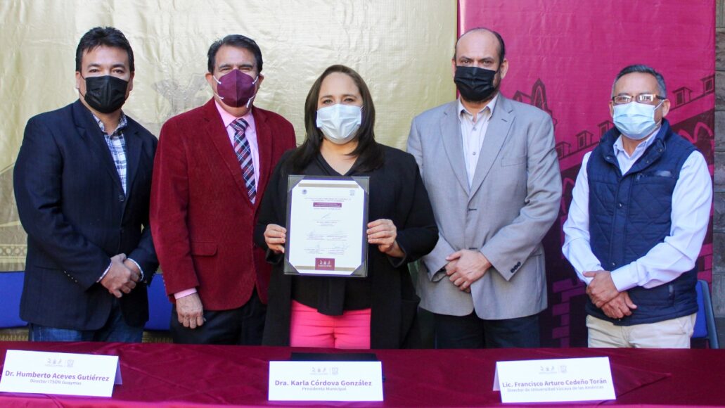 Firman convenio de colaboración Ayuntamiento de Guaymas ITSON Guaymas y Universidad Vizcaya de las Américas