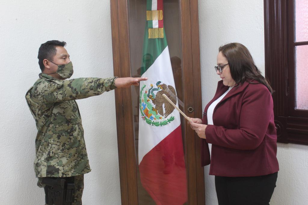 Toman protesta nuevos funcionarios en Seguridad Pública