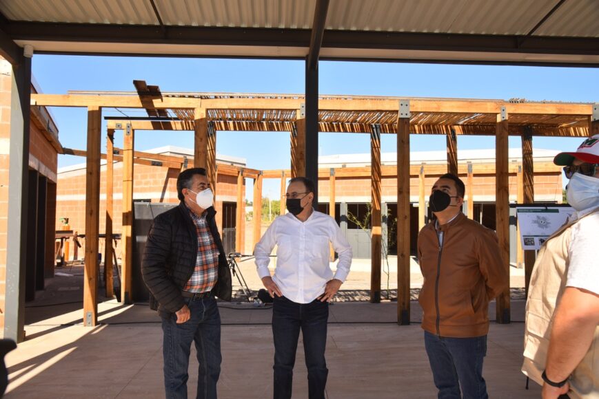 A PUNTO DE CONCLUIR CASA DE LA CULTURA EN ESTACIÓN CORRAL