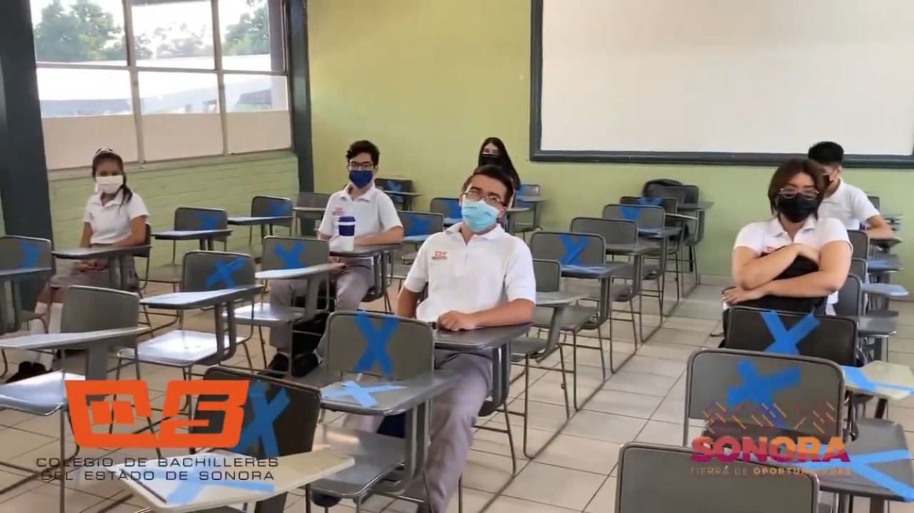 Más de 26 mil alumnos de Cobach Sonora regresarán a clases presenciales el próximo lunes.
