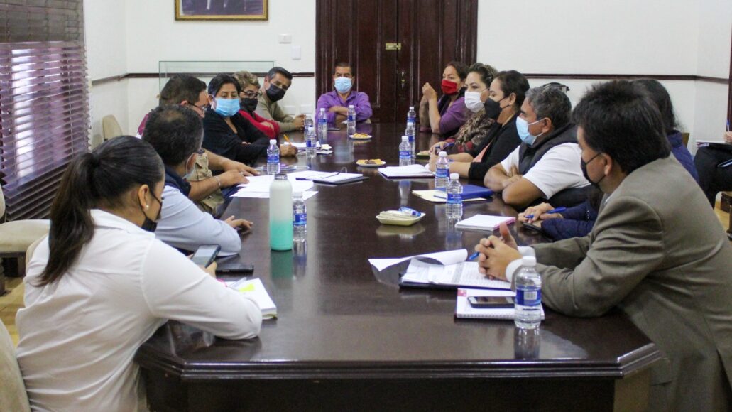 Se reúnen autoridades municipales con integrantes de Antorcha Campesina