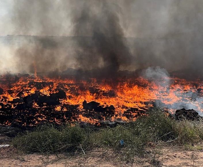 Sancionan Ayuntamiento a responsable de quema de materiales en la Costa de Hermosillo