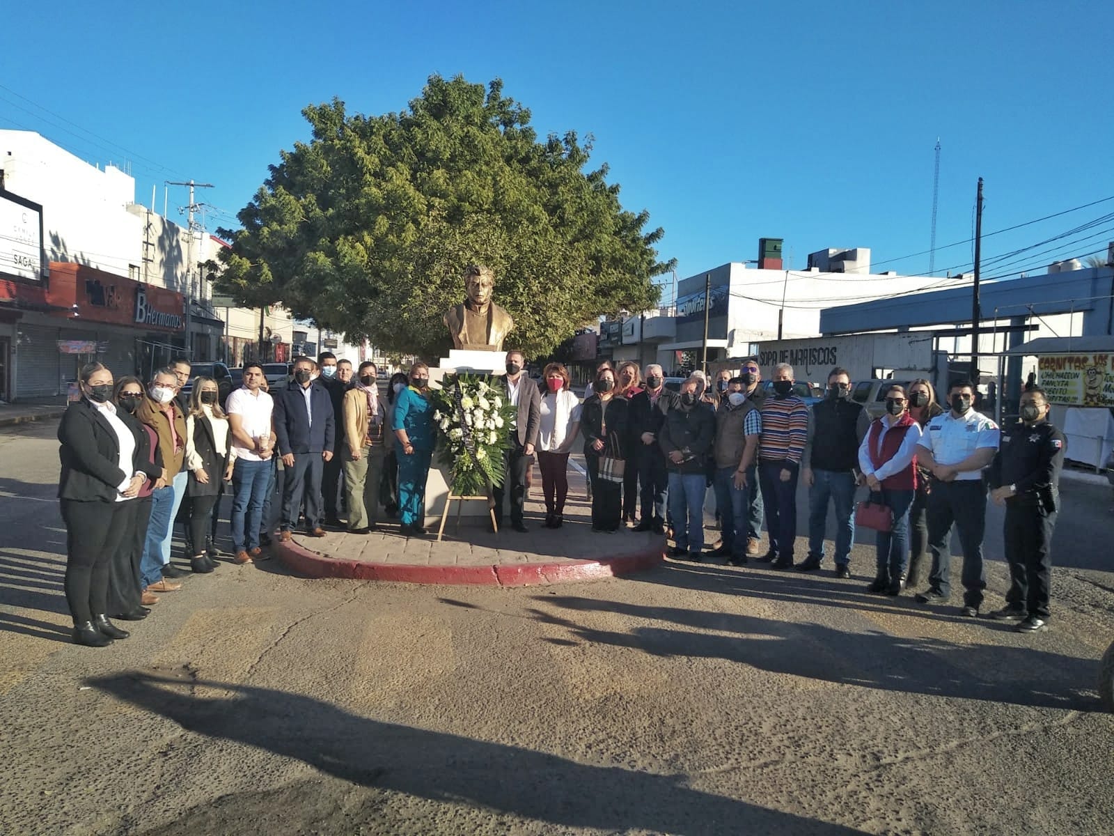 En su aniversario luctuoso, rinden homenaje al general Vicente Guerrero con motivo de su 191 aniversario.