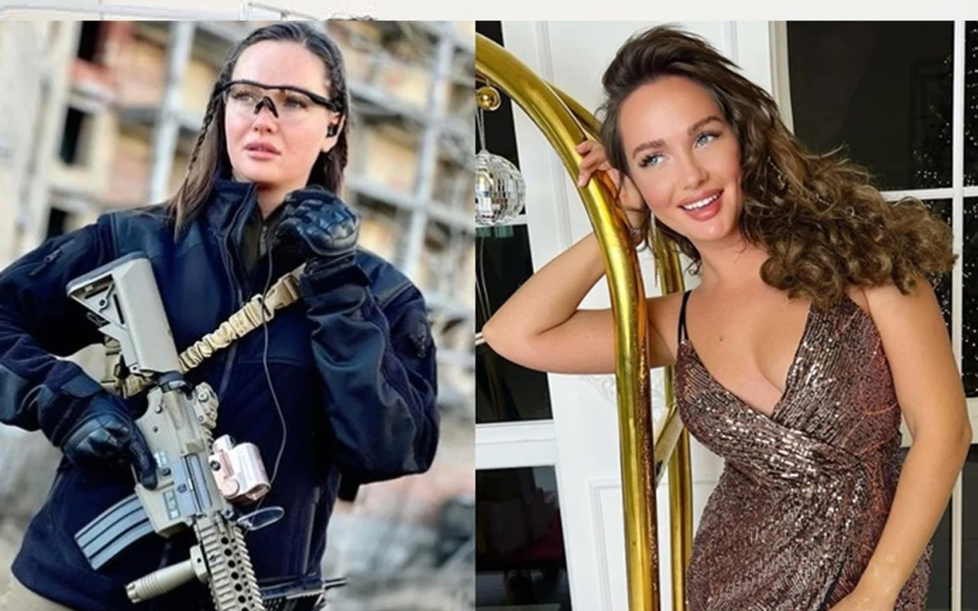 Miss Ucrania se une al ejército para combatir contra ejército ruso