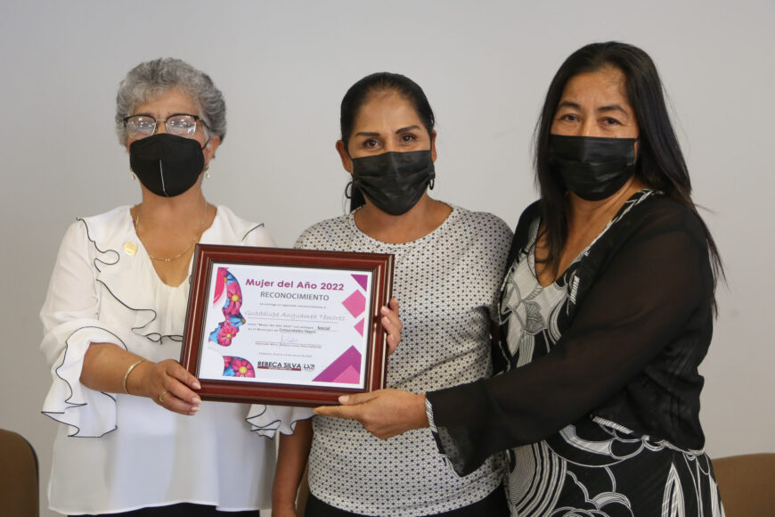 Reconocen a mujeres del año 2022 en el Distrito XIV de Empalme