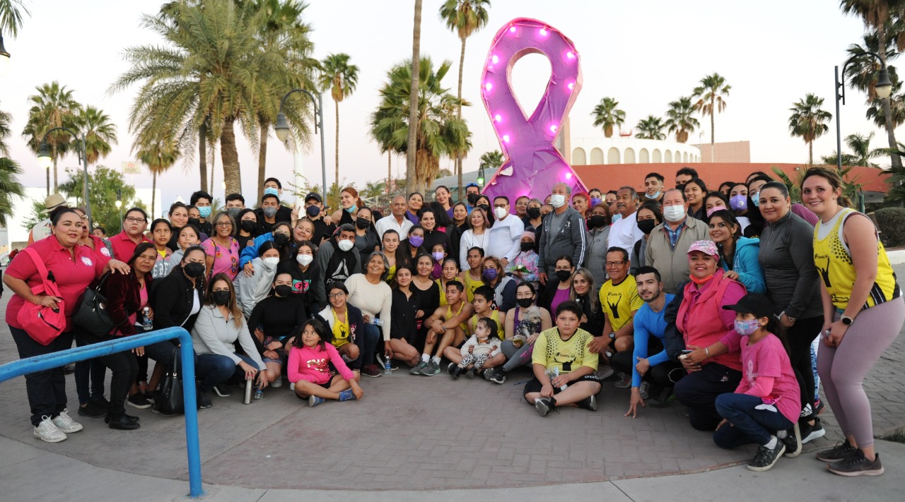 Gobierno Municipal de Navojoa , en coordinación con el IMM, realiza carrera por la salud de la mujer
