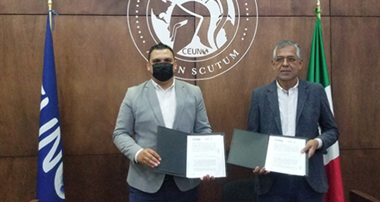 CEUNO firma convenio con CISAME Navojoa
