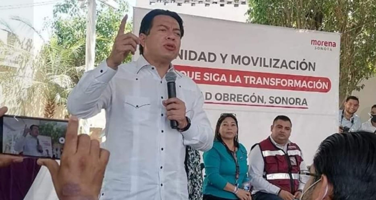 «DESDE CAJEME POR QUE AMOR CON AMOR SE PAGA QUE SI, QUE SI, QUE SIGA ANDRES MANUEL»