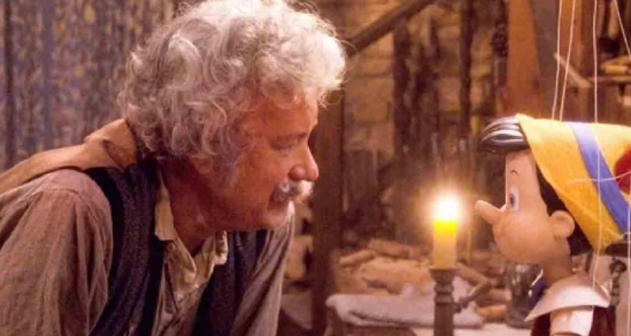 Así luce Tom Hanks como Geppetto en el remake de Pinocho