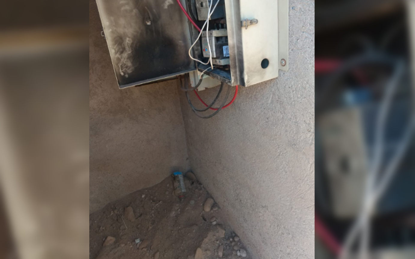 Vandalizan nuevamente pozo de Rancho Camargo
