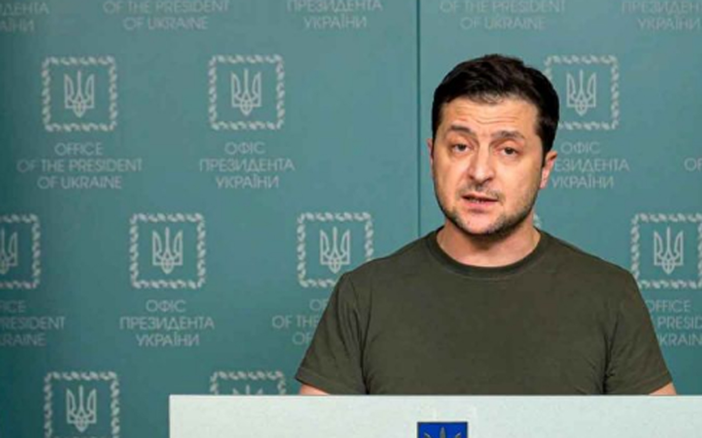 ‘Rusia quiere borrar Ucrania y su historia’, acusa Volodimir Zelenski
