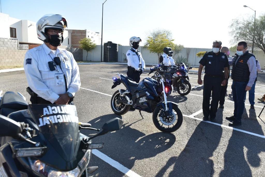 Demuestran eficiencia y rendimiento de motopatrullas eléctricas