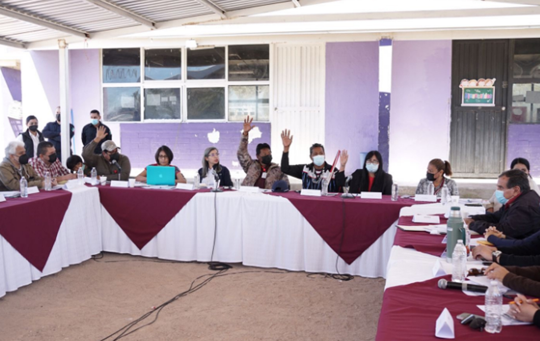 Acuerdan realizar mesas de trabajo para dar inicio al Plan de Justicia Seri
