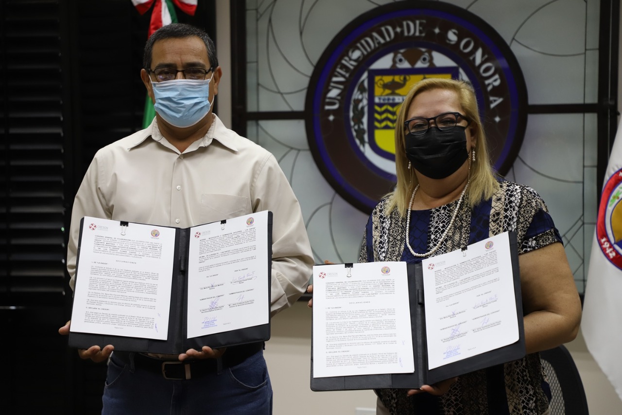 Fortalecerán Creson y Unison investigación y formación docente de ambas instituciones.